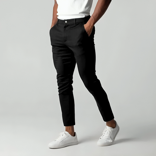 Herren Stretch-Chinos mit Tapered Fit I Ideal für Frühling und Herbst