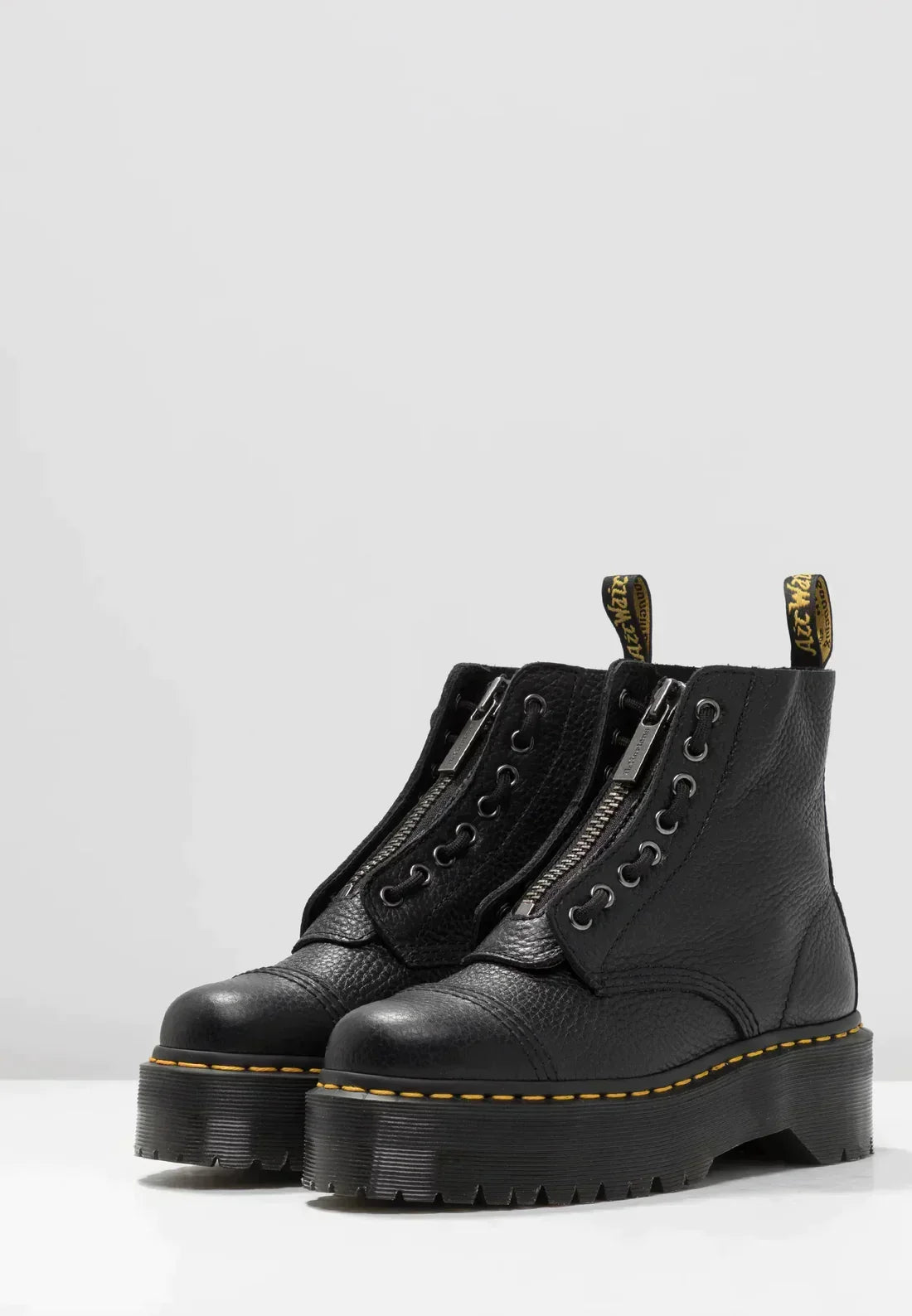 Leder-Stiefeletten mit Absatz und robuster Sohle | Ideal für Herbst und Winter