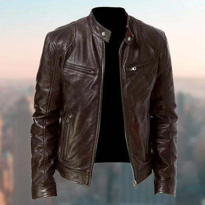 Klassische Herrenjacke – Biker, Bomber & Moto | Ideal für Herbst & Winter