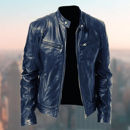 Klassische Herrenjacke – Biker, Bomber & Moto | Ideal für Herbst & Winter