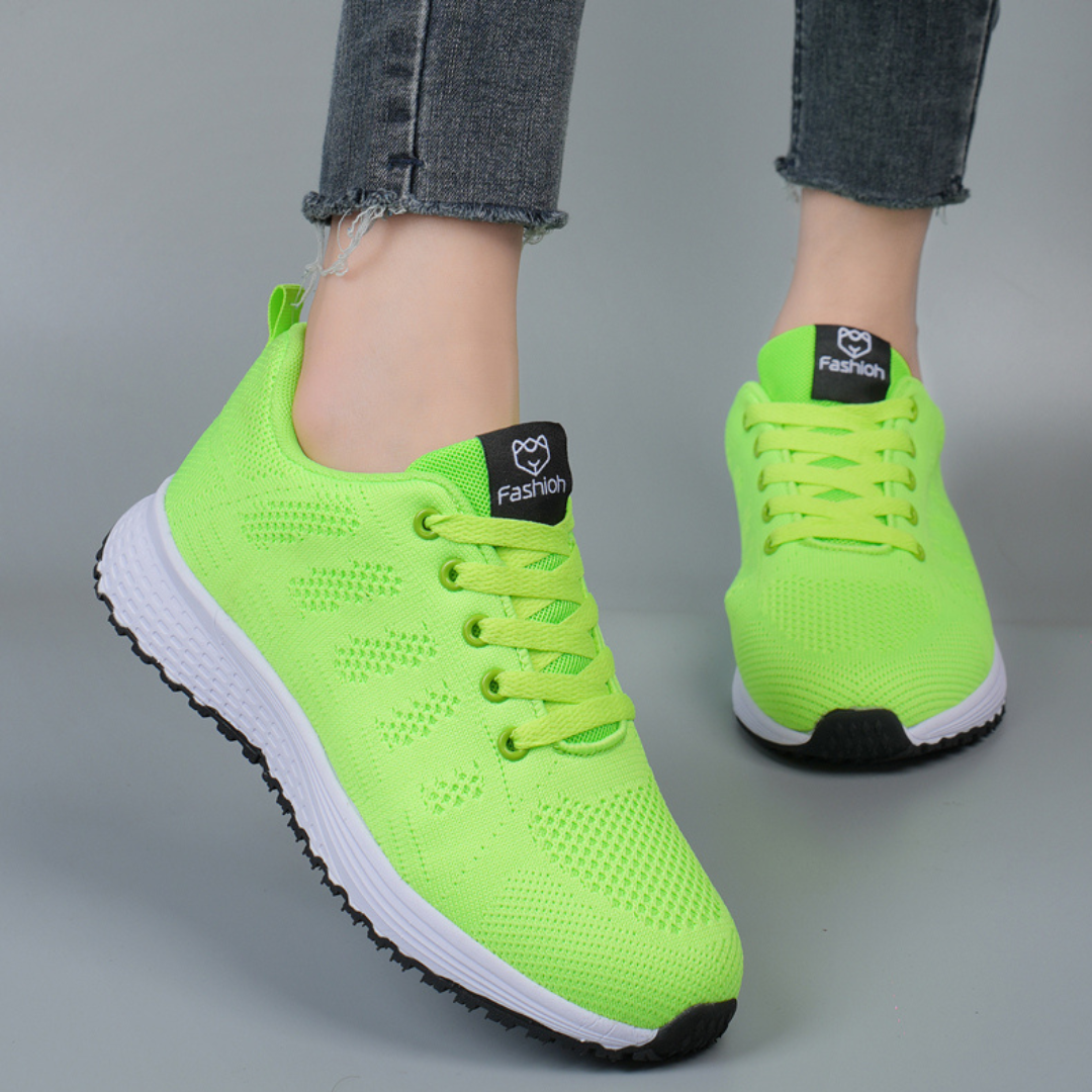 Leichte, atmungsaktive Strick-Sneaker mit gepolsterter Sohle | Ideal für Frühling und Sommer