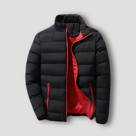 Herren Isolierte Stepp-Pufferjacke ,Leichte Winterjacke für kaltes Wetter –  Ideal für Winter