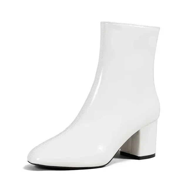 Damenstiefel mit Absatz & Reißverschluss | Ideal für Herbst & Winter