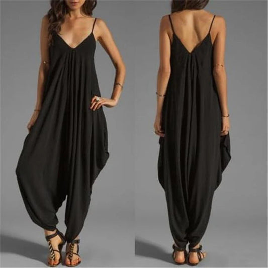 Sleeveless Sommer-Overalls mit Rückenausschnitt | Ideal für Sommer