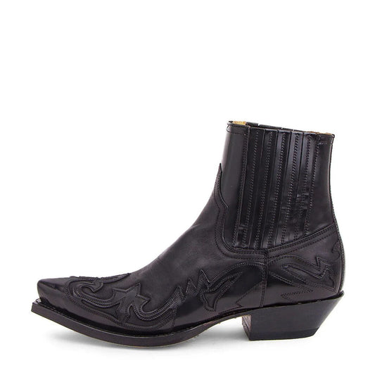 Western Cowboy Stiefel mit Stickerei & langlebiger Gummisohle | Ideal für Frühling & Herbst