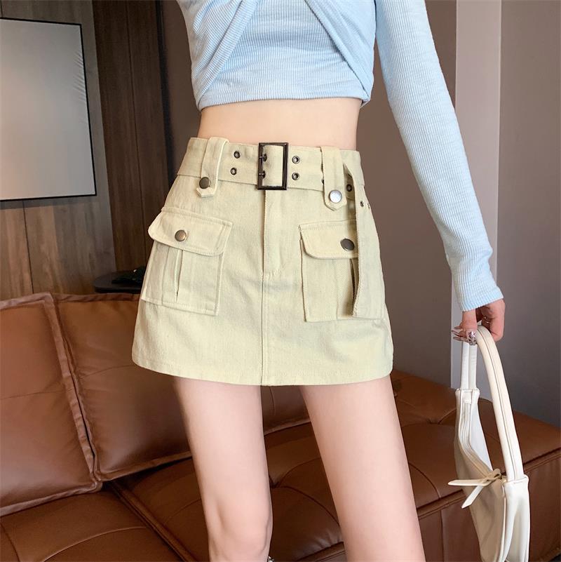 Damen-Cropped-Jeans mit hohem Bund, strukturierter Passform und nicht elastischem Material