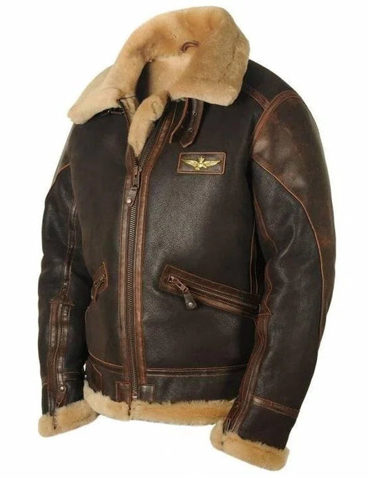 Klassische Pilotenjacke mit Taschen | Ideal für Herbst & Winter
