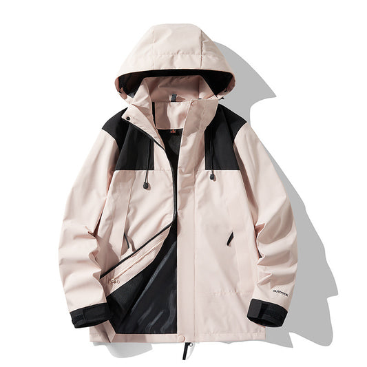Wasserdichte und winddichte winddichte Outdoor-Jacke - Ideal für den Herbst