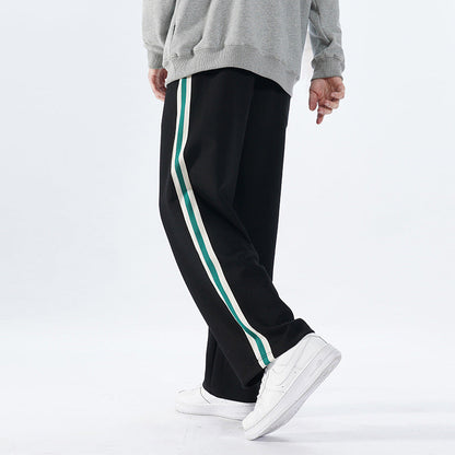 Herren Weite Gerade Hose – Ideal für Frühling und Herbst