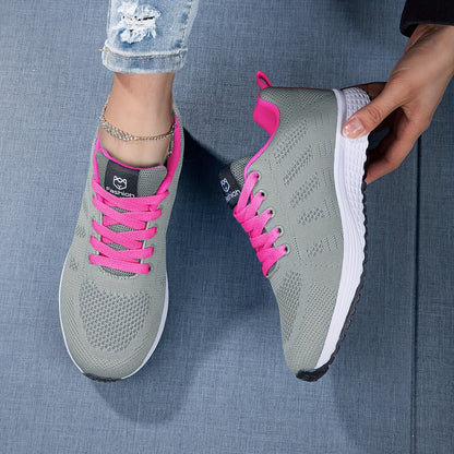 Leichte, atmungsaktive Strick-Sneaker mit gepolsterter Sohle | Ideal für Frühling und Sommer