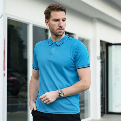 Herren Leichtes Polohemd mit Reverskragen Kurzarm | Ideal für den Sommer