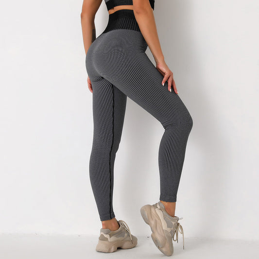 Damen-Workout-Leggings nahtlos mit hoher Taille und Stretch-Passform