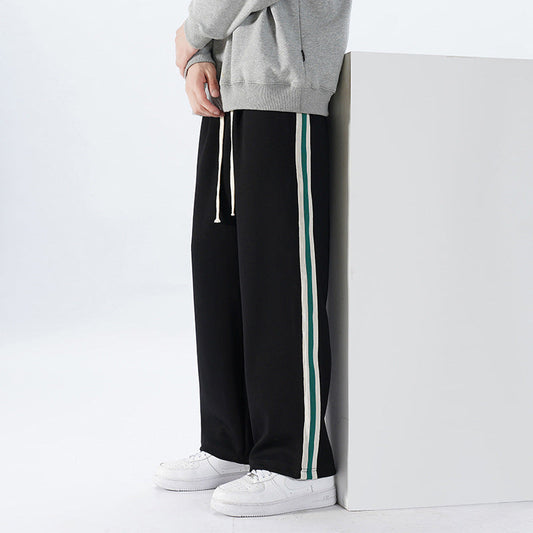 Herren Weite Gerade Hose – Ideal für Frühling und Herbst