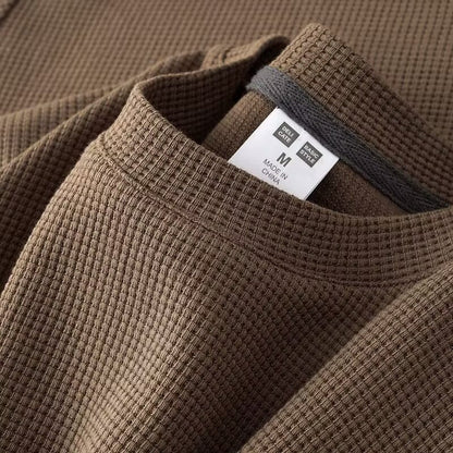 Waffelstrick-Halbarm-Pullover – Ideal für den Sommer