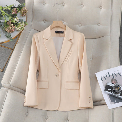 Damen Taillierter Blazer mit langen Ärmeln und Taschen | Ideal für Herbst und Winter