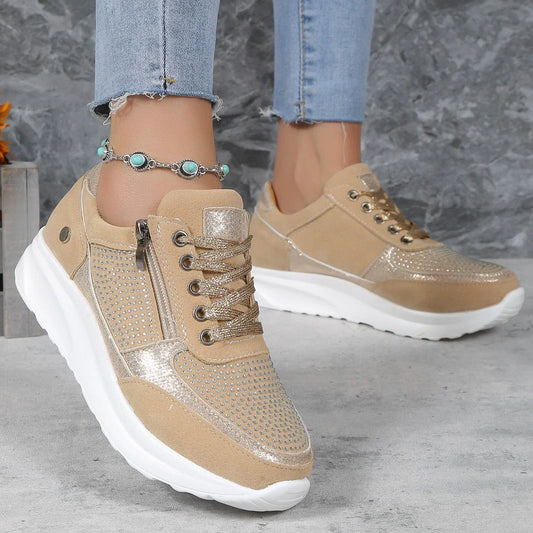 Damen-Hallux-Schuhe mit breiter Zehenbox, Fußgewölbestütze und gepolsterter Innensohle