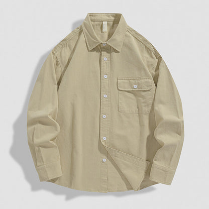 Herren Baumwolle Lockeres Hemdjacke – Ideal für alle Jahreszeiten