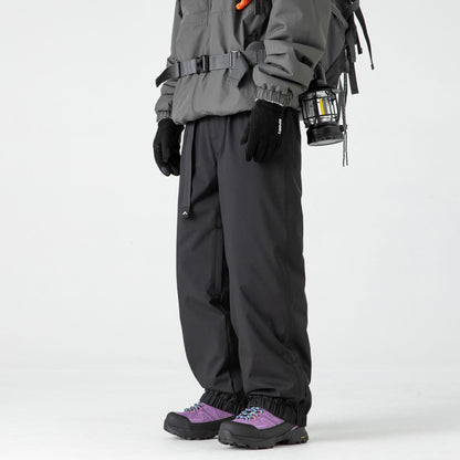 Insulated Ski Pants with Fleece Lining, Windproof Hard Shell and High Velvet Content | Ideal for Winter Sports