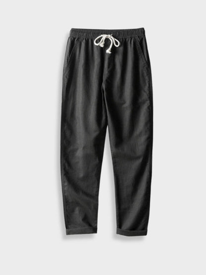 Herren Stretchhose mit Elastikbund – Atmungsaktive Baggy-Hose für den Sommer