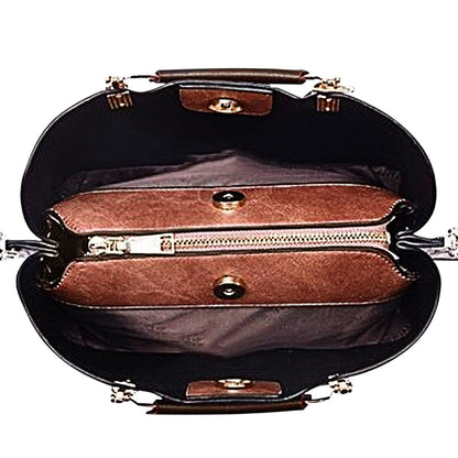 Handtasche aus veganem Leder mit mehreren Fächern | Ideal für alle Jahreszeiten