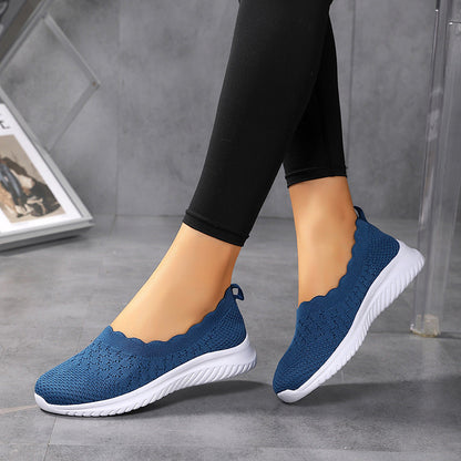 Niedrig geschnittene atmungsaktive Mesh-Walking-Schuhe | Ideal für den Frühling