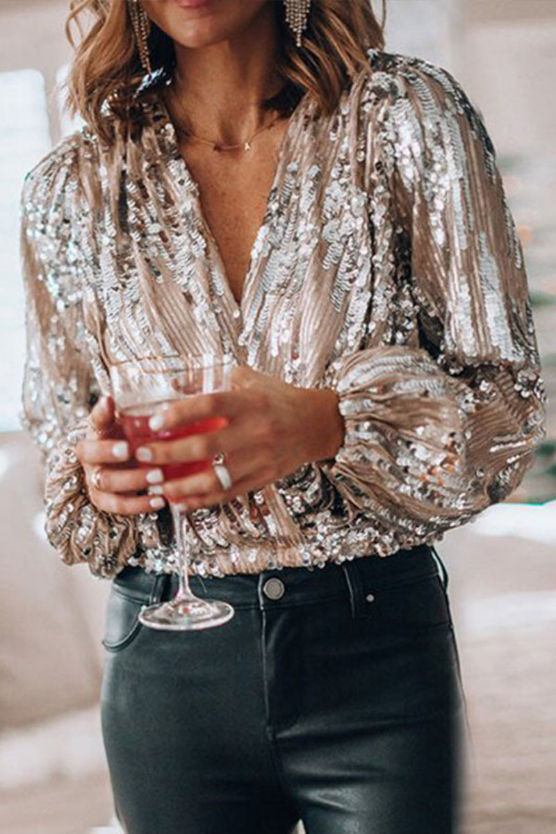 Damen Bluse mit femininer Silhouette, Slim Fit und Vintage-Design