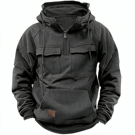 Kapuzenjacke mit weichem Innenfutter – Ideal für Herbst