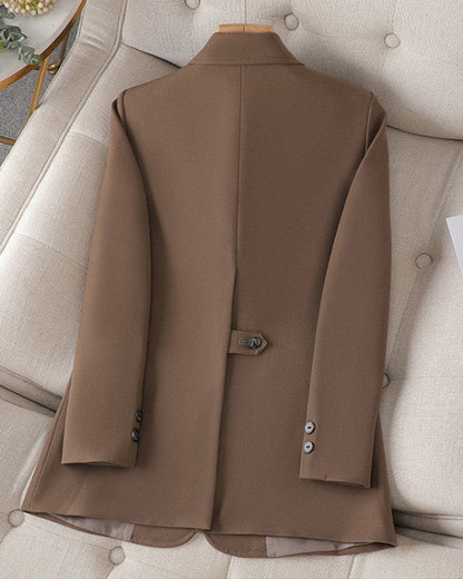 Damen Frühling Blazer mit taillierter Passform, strukturiertem Design und mehreren Farben