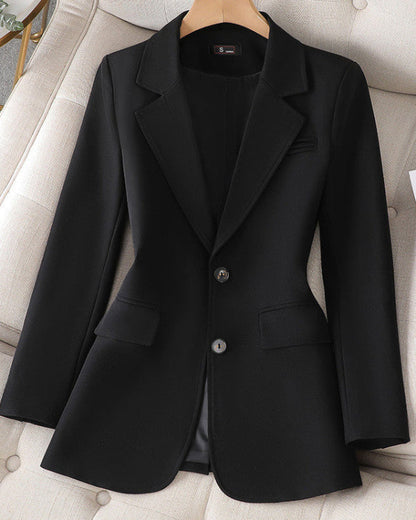 Damen Frühling Blazer mit taillierter Passform, strukturiertem Design und mehreren Farben