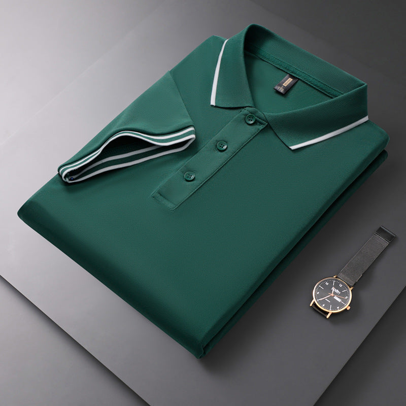 Herren Sommer-Poloshirt mit Kurzarm und Reverskragen
