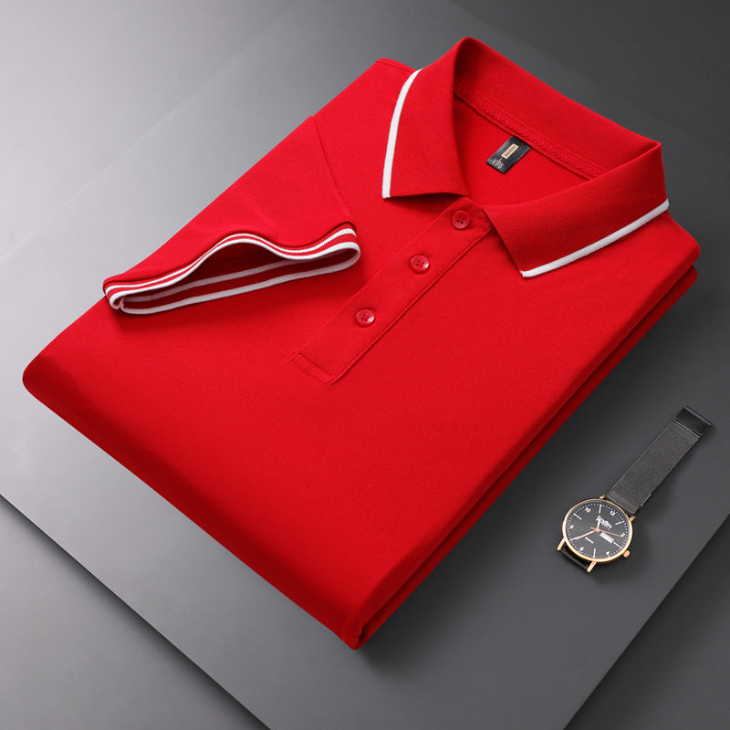 Herren Sommer-Poloshirt mit Kurzarm und Reverskragen