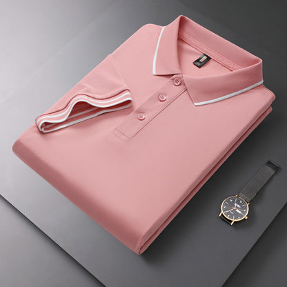Herren Sommer-Poloshirt mit Kurzarm und Reverskragen