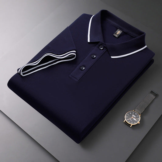 Herren Sommer-Poloshirt mit Kurzarm und Reverskragen