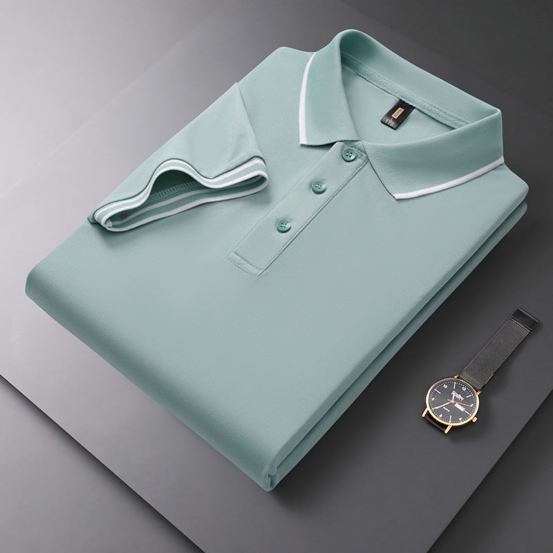 Herren Sommer-Poloshirt mit Kurzarm und Reverskragen