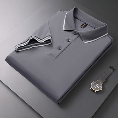 Herren Sommer-Poloshirt mit Kurzarm und Reverskragen