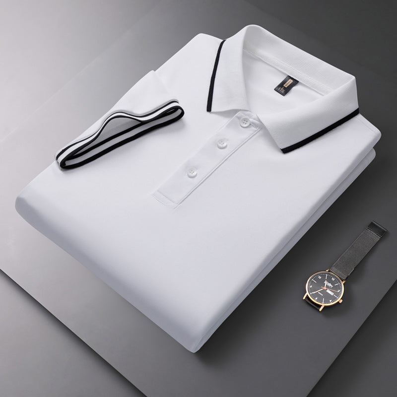 Herren Sommer-Poloshirt mit Kurzarm und Reverskragen