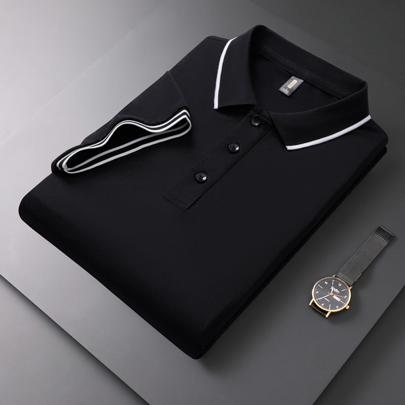Herren Sommer-Poloshirt mit Kurzarm und Reverskragen