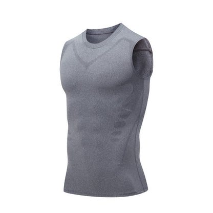 Herren Schnell Trocknende Atmungsaktive Slim Fit Stretch-Weste für Laufen und Fitness