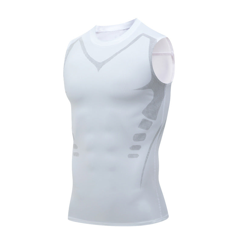 Herren Schnell Trocknende Atmungsaktive Slim Fit Stretch-Weste für Laufen und Fitness
