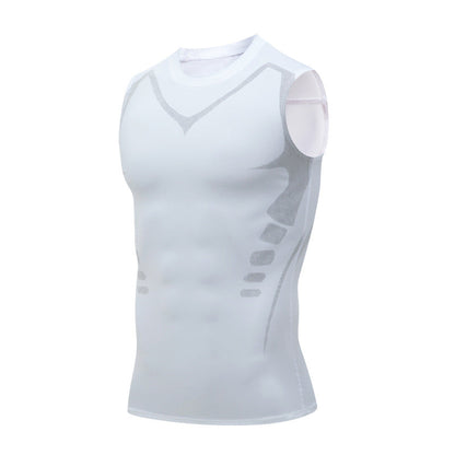 Herren Schnell Trocknende Atmungsaktive Slim Fit Stretch-Weste für Laufen und Fitness