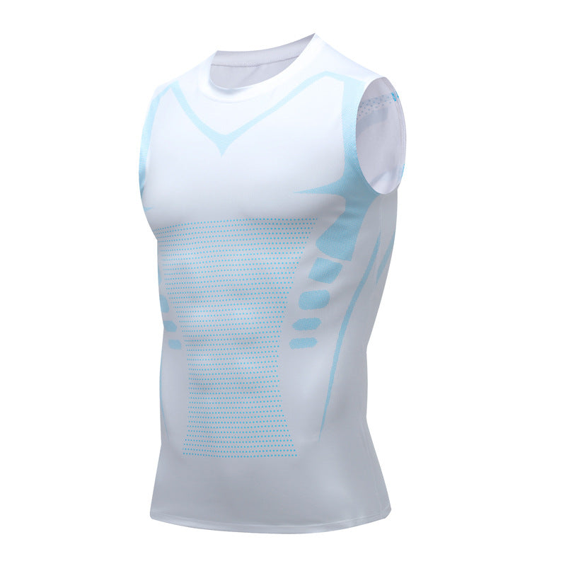 Herren Schnell Trocknende Atmungsaktive Slim Fit Stretch-Weste für Laufen und Fitness