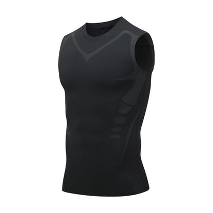 Herren Schnell Trocknende Atmungsaktive Slim Fit Stretch-Weste für Laufen und Fitness