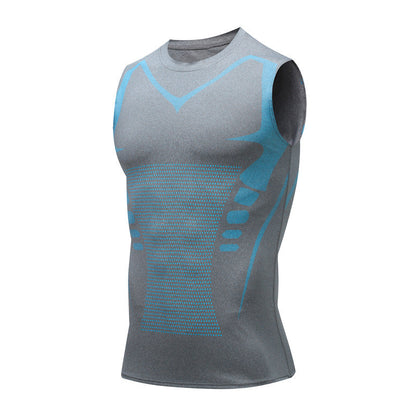 Herren Schnell Trocknende Atmungsaktive Slim Fit Stretch-Weste für Laufen und Fitness