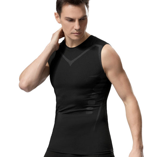 Herren Schnell Trocknende Atmungsaktive Slim Fit Stretch-Weste für Laufen und Fitness