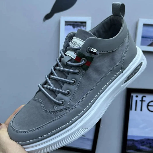 Herren Leichte Sneaker – Atmungsaktives Strick-Obermaterial, Rutschfeste Sohle - Ideal für Frühling, Sommer und Herbst