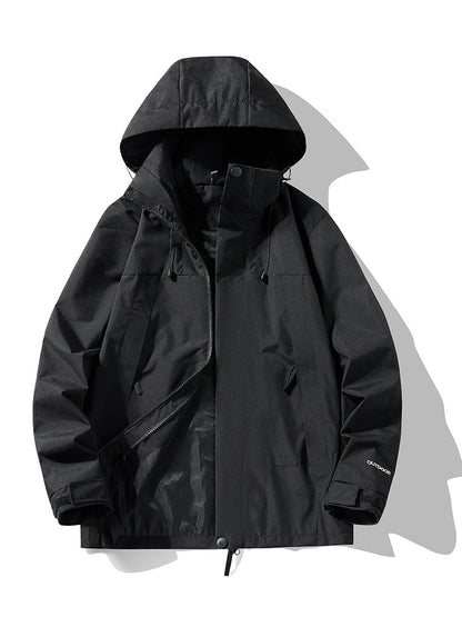 Wasserdichte und winddichte winddichte Outdoor-Jacke - Ideal für den Herbst