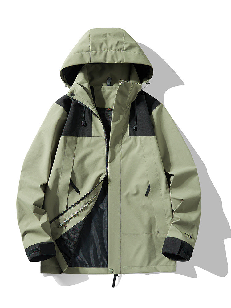 Wasserdichte und winddichte winddichte Outdoor-Jacke - Ideal für den Herbst
