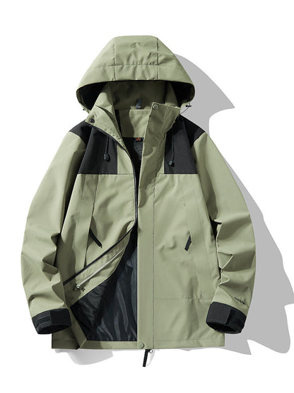 Wasserdichte und winddichte winddichte Outdoor-Jacke - Ideal für den Herbst