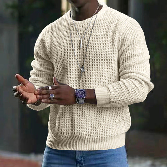 Herren Pullover mit Rundhals und Langarm