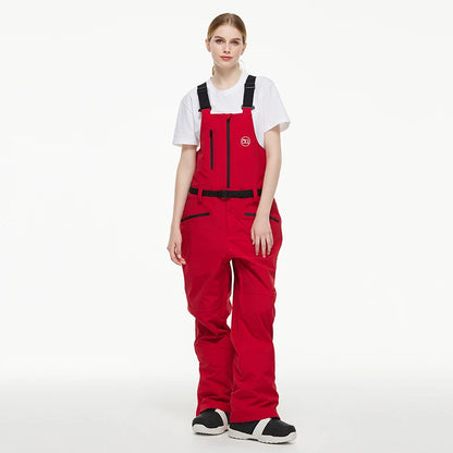 Schneehose für Skifahren und Snowboarden, Wasserdichte, Isolierte Schneehose mit Reißverschluss für Damen - Ideal für Wintersport
